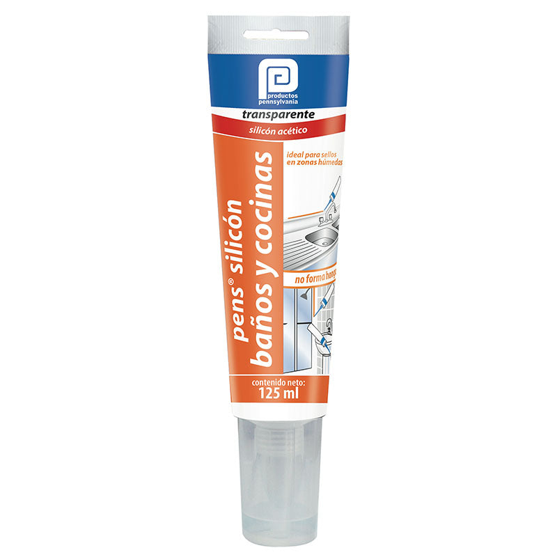 PENNSYLVANIA Silicón Pens Blanco para Baños y Cocinas 125 ml
