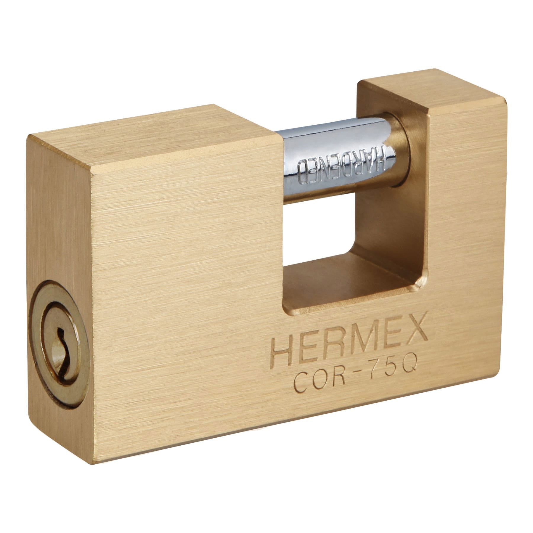 HERMEX Candado de Latón Antipalanca de Alta Seguridad