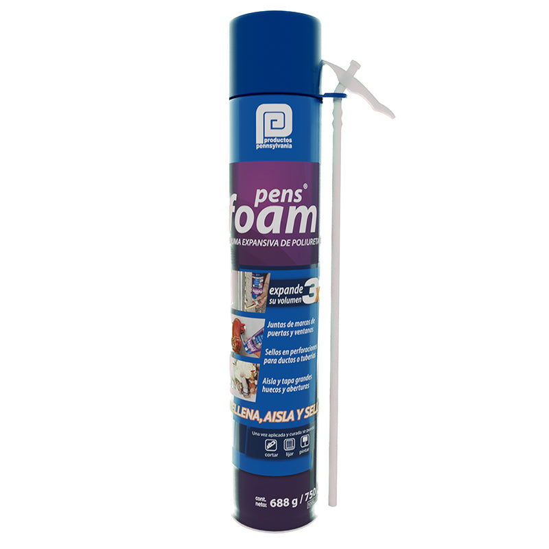 PENNSYLVANIA Espuma Expansiva de Poliuretano 688gr/750ml
