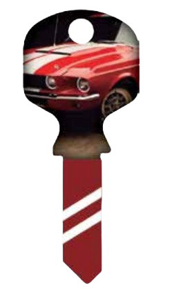 LLAVE DE AUTO ROJO