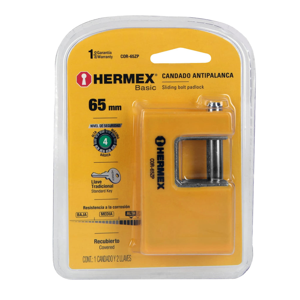 HERMEX Candado Metálico Antipalanca