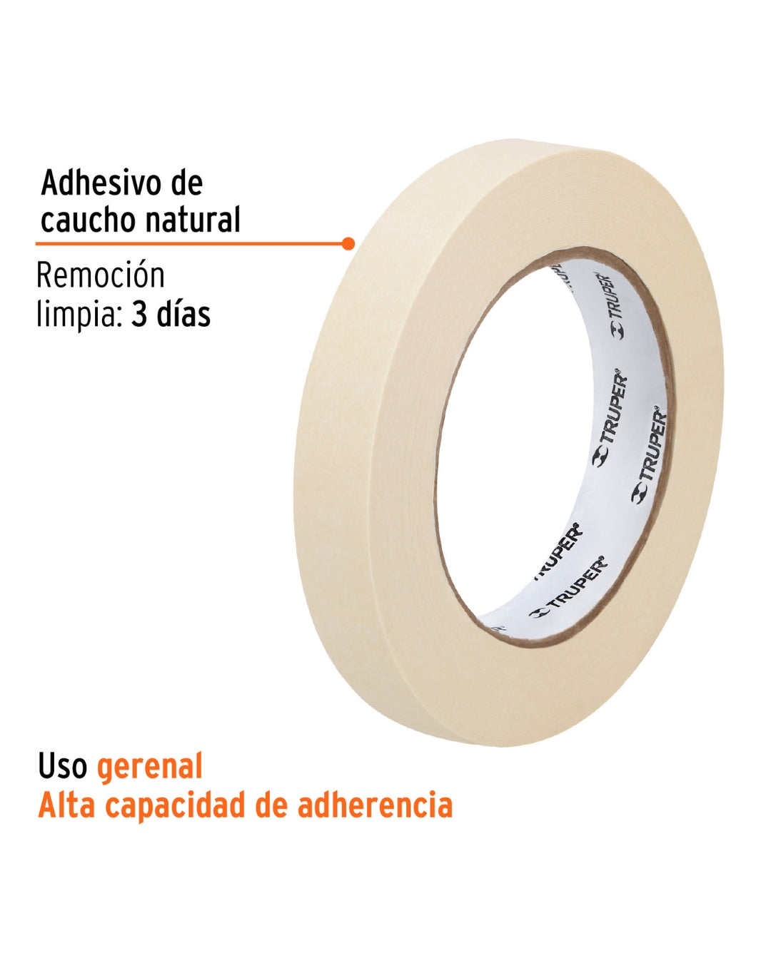TRUPER Cinta Masking Tape 1/2" x 50 m