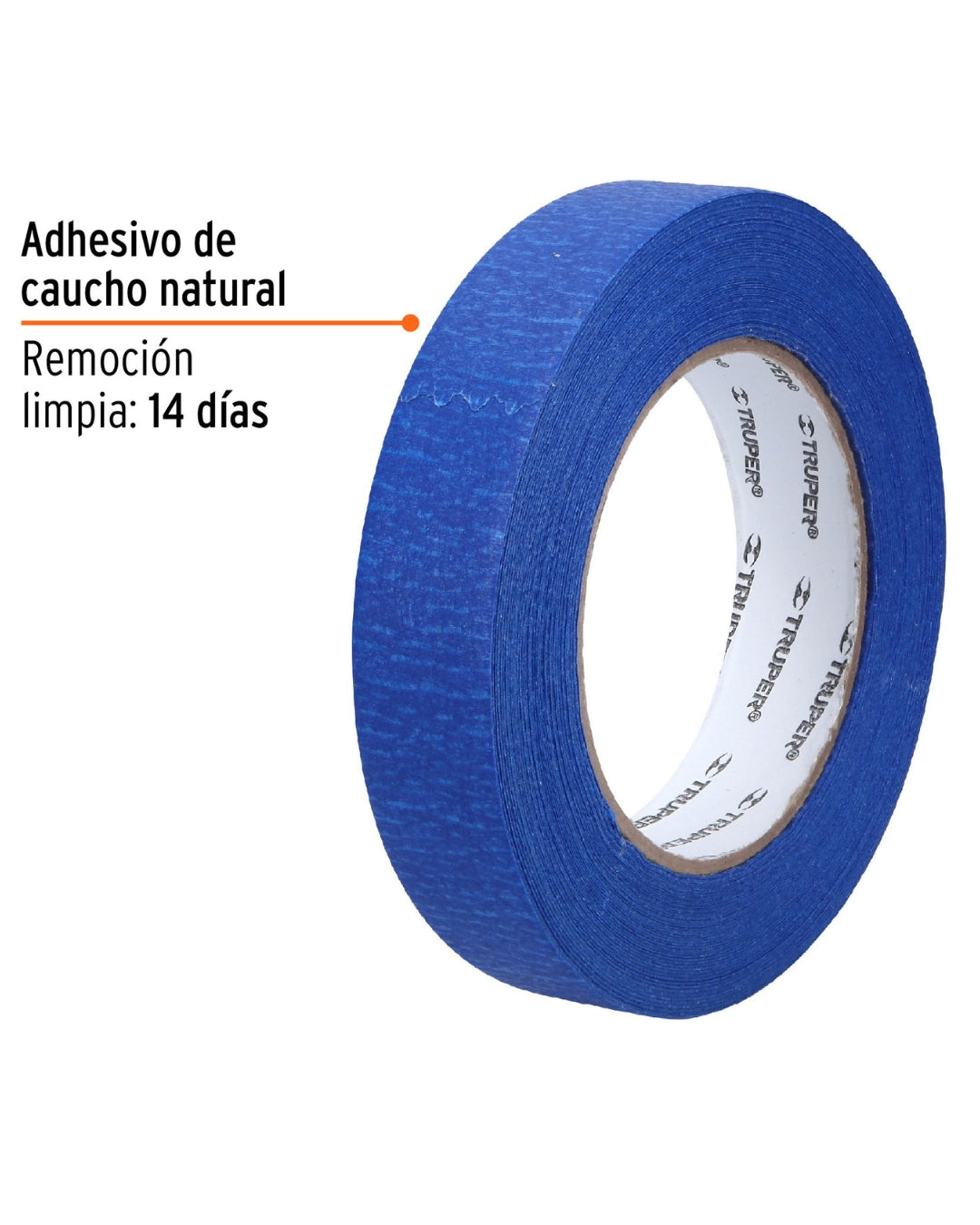 TRUPER Cinta Masking Tape Azul 1" x 50m