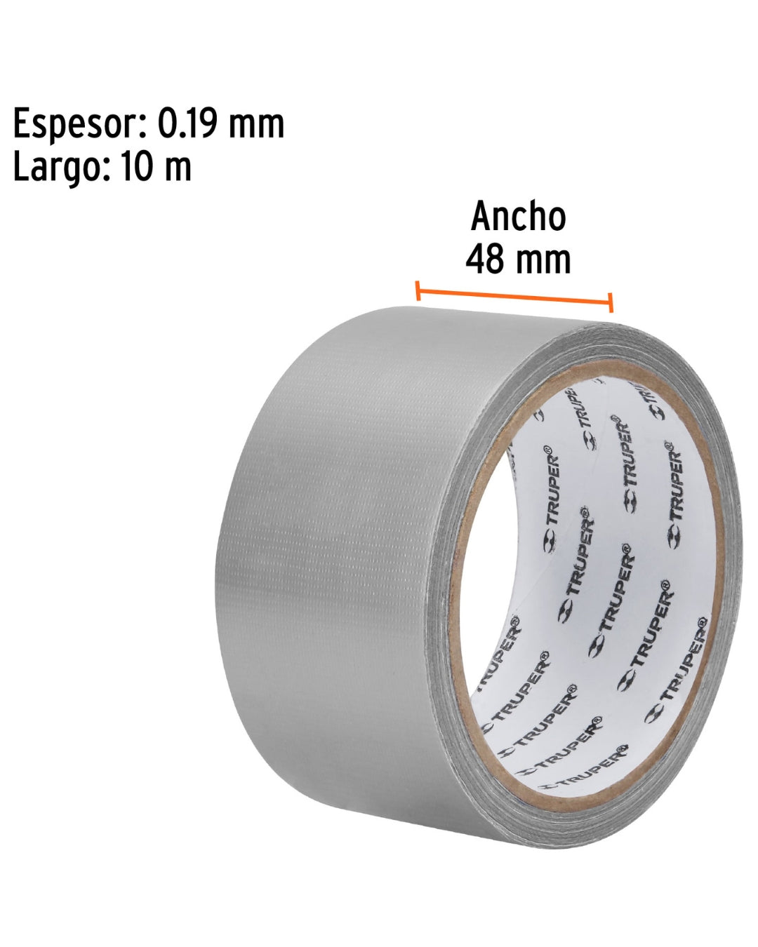 TRUPER Cinta para Ducto 48mm x 10m