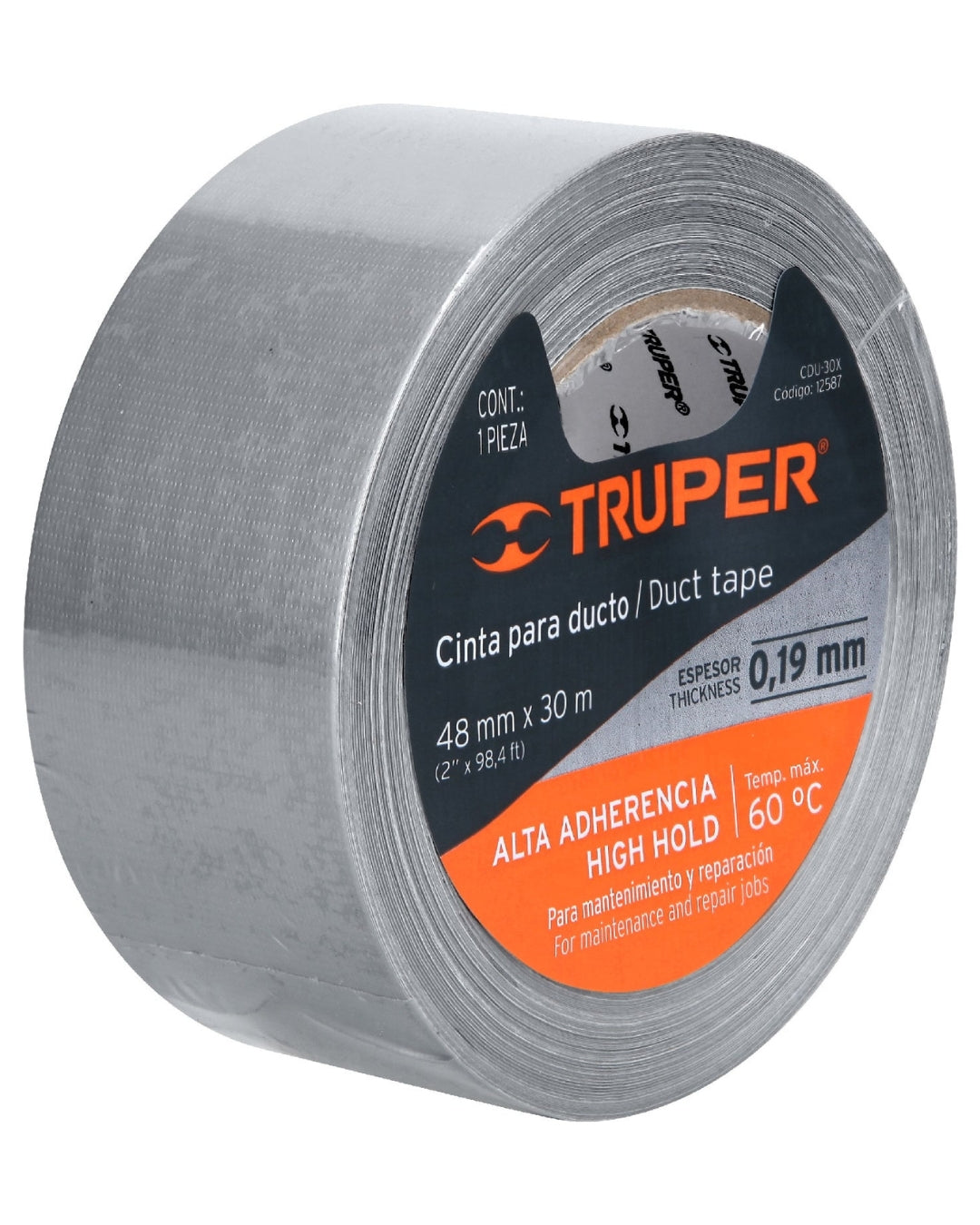 TRUPER Cinta para Ducto 48mm x 30m