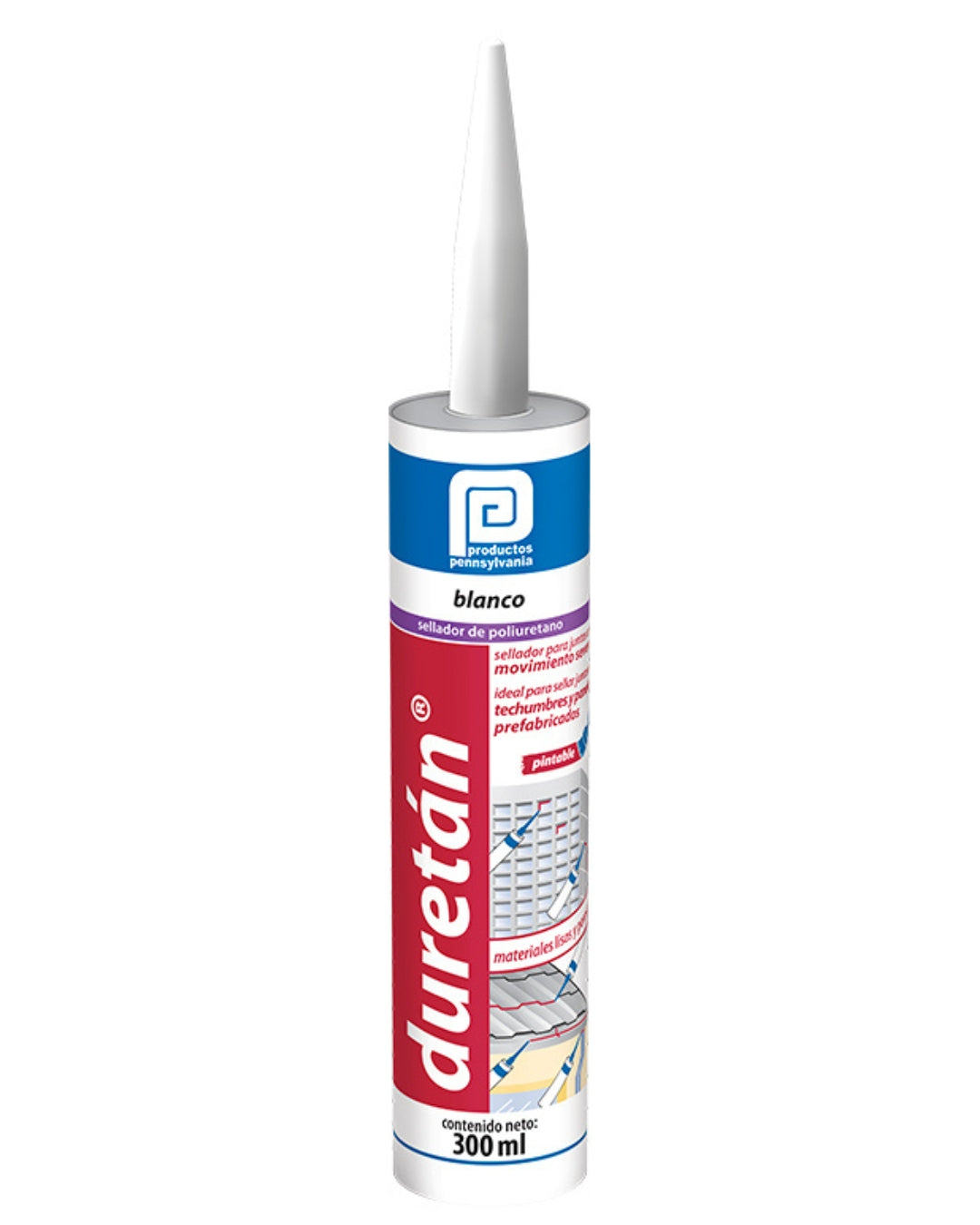 PENNSYLVANIA Sellador de Poliuretano Duretán Blanco 300ml