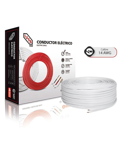 Cable POT Calibre 14 Blanco 1M IUSA