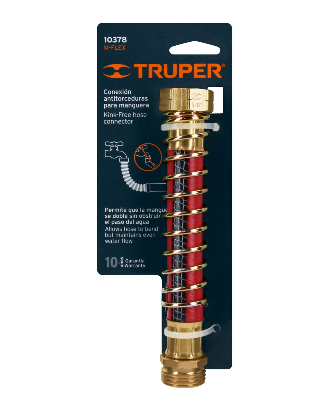 TRUPER Conexión antitorceduras 3/4" para Manguera