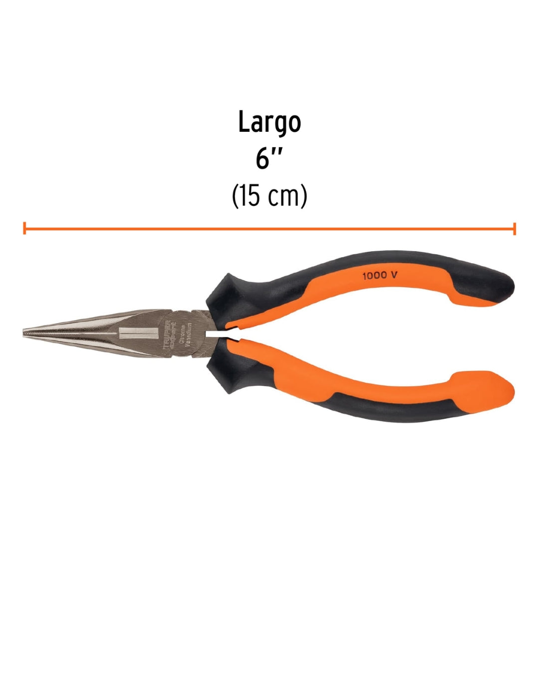 TRUPER Pinza de Punta y Corte 6"