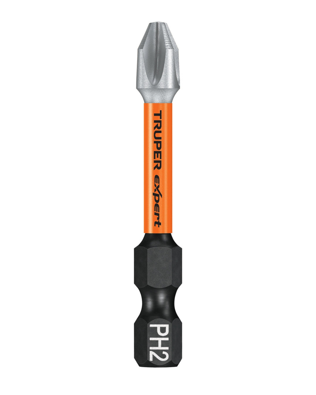 TRUPER Estuche 5 Puntas de Cruz PH2 de Impacto Largo 2"