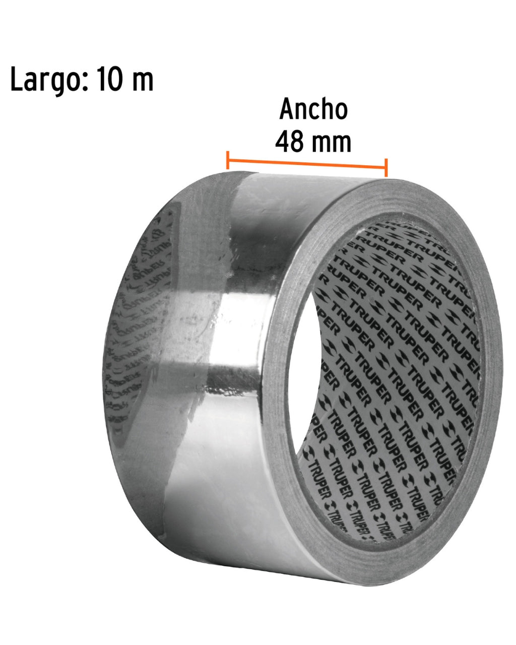 TRUPER Cinta de aluminio 48mm x 10mm