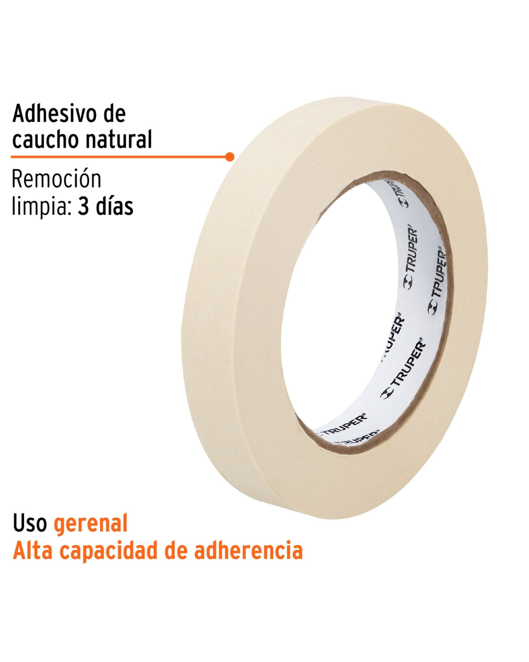 TRUPER Cinta Masking Tape 3/4" x 50 m