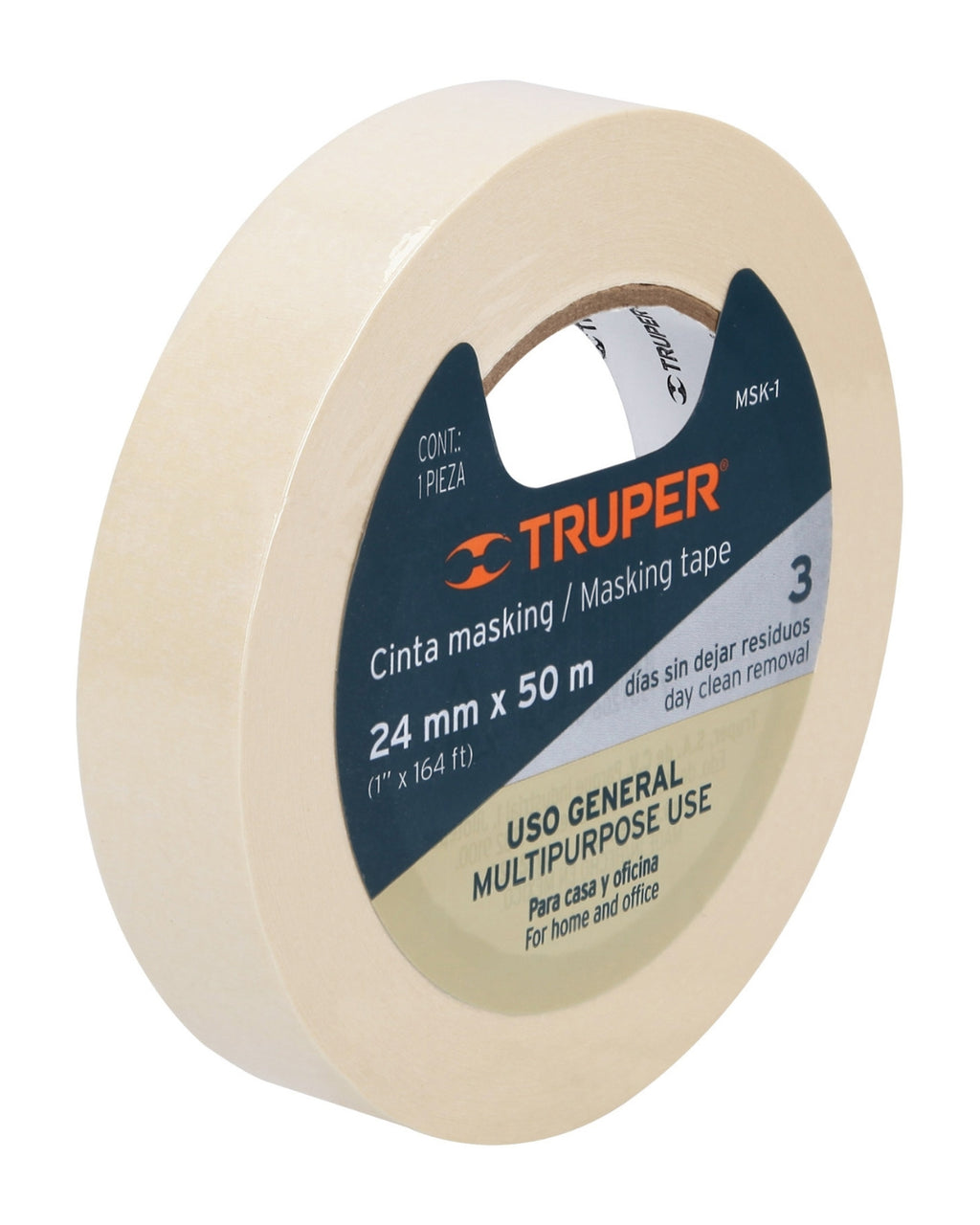 TRUPER Cinta Masking Tape 1" x 50 m