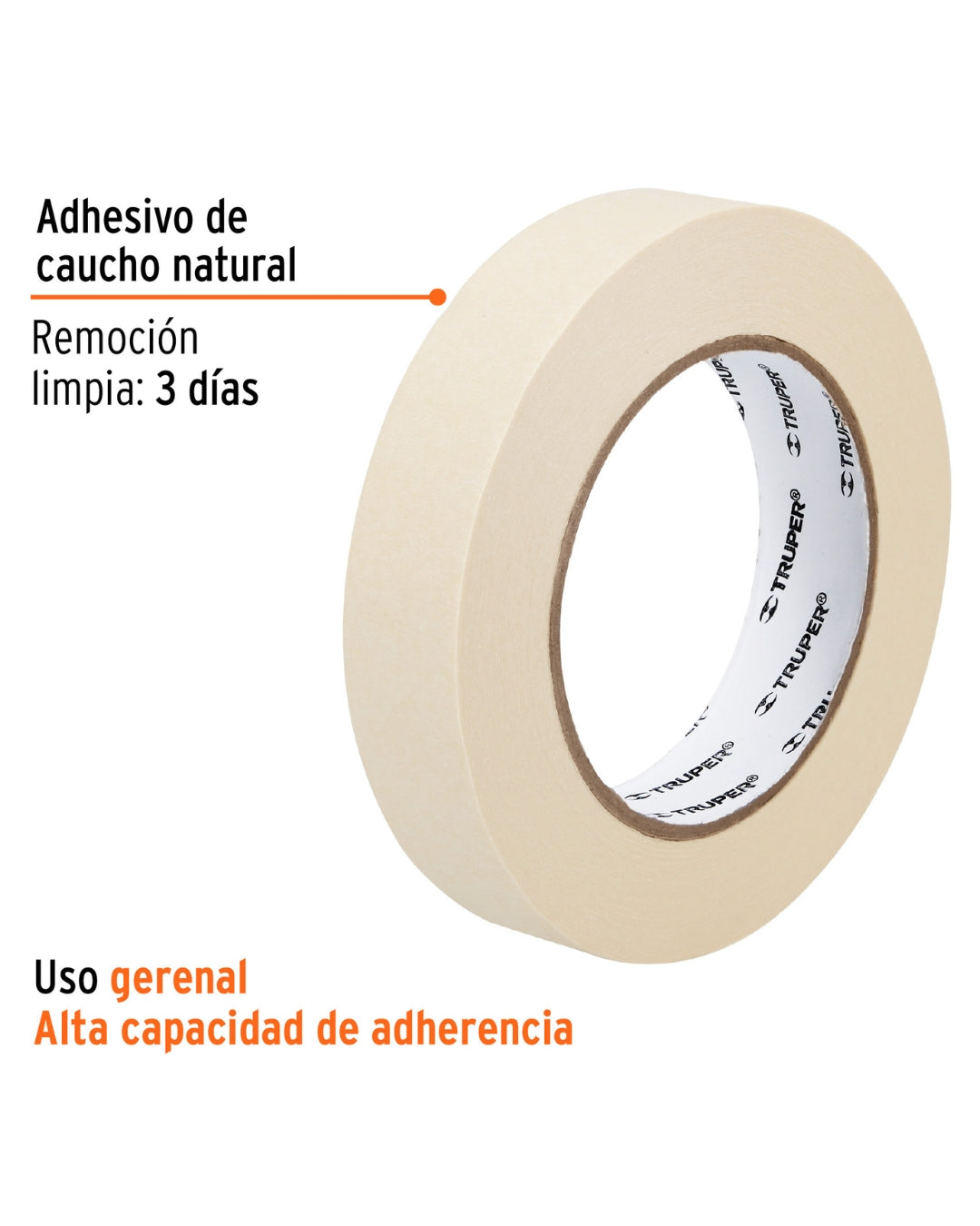 TRUPER Cinta Masking Tape 1" x 50 m