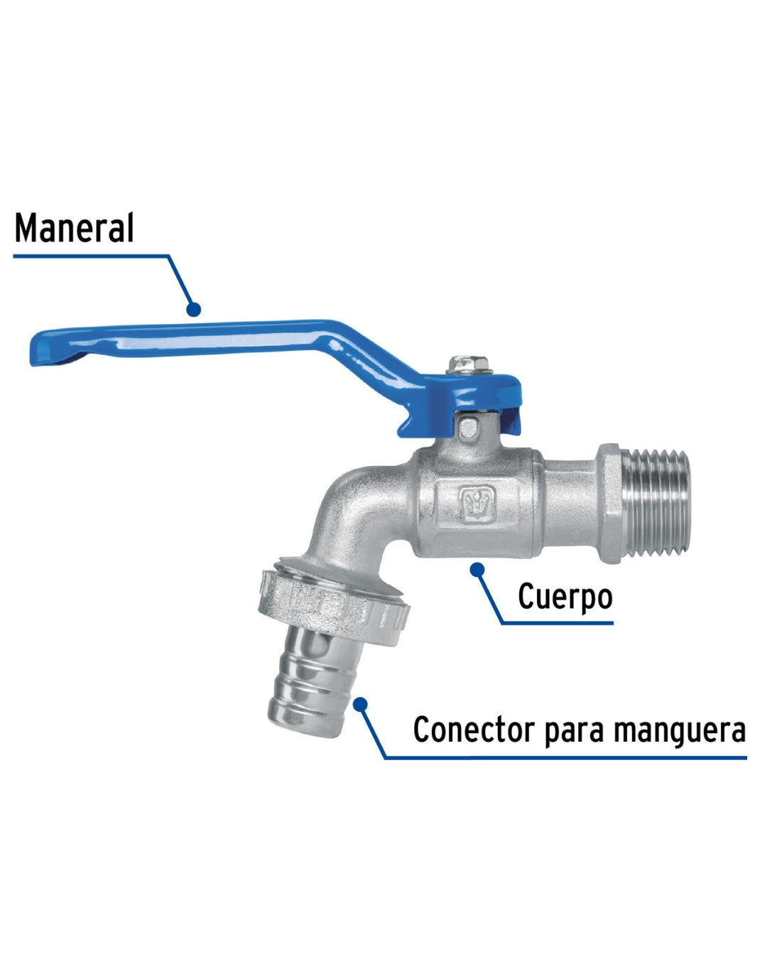 FOSET Llave de Esfera de Latón