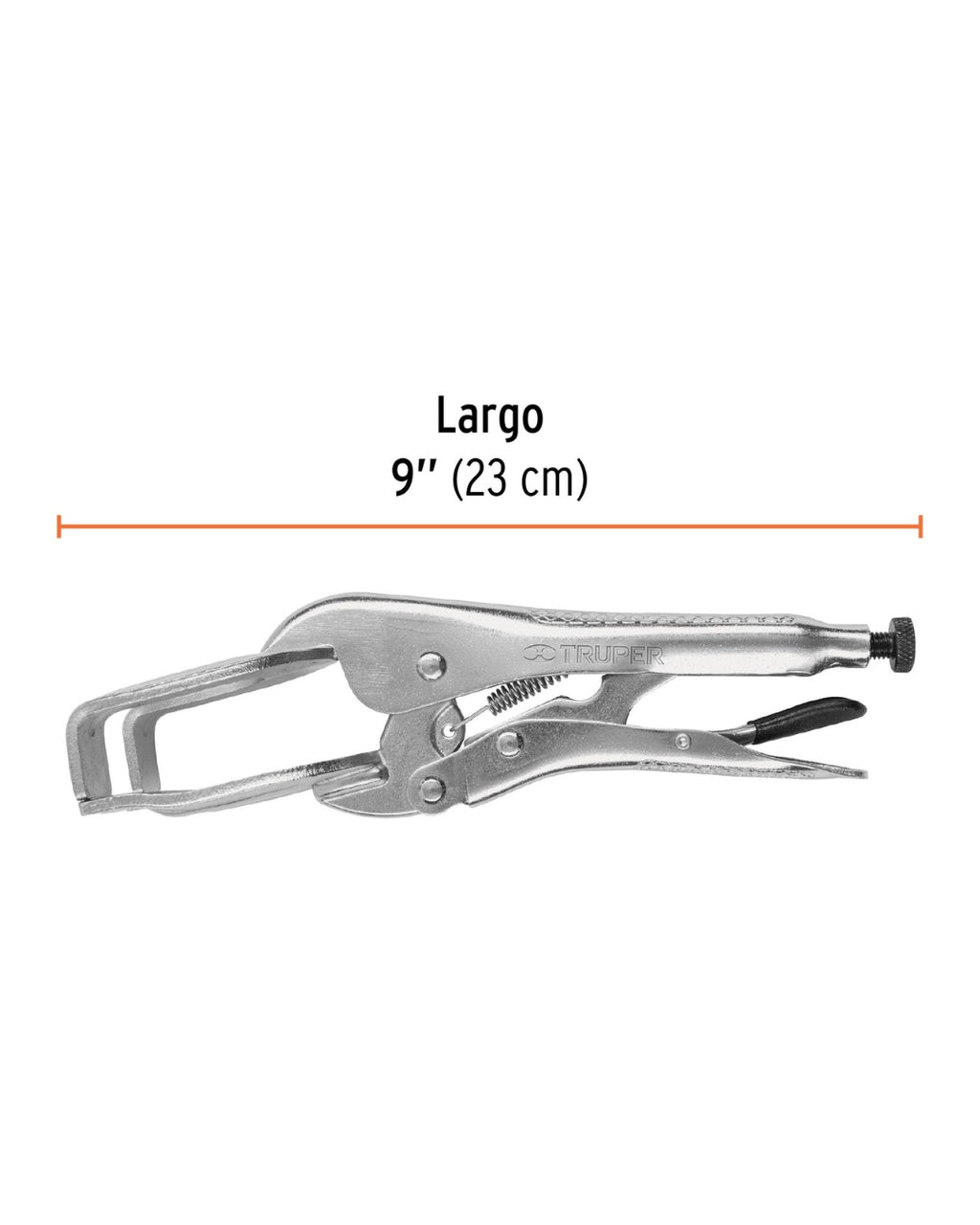 TRUPER Pinza de Presión 9" Soldadura