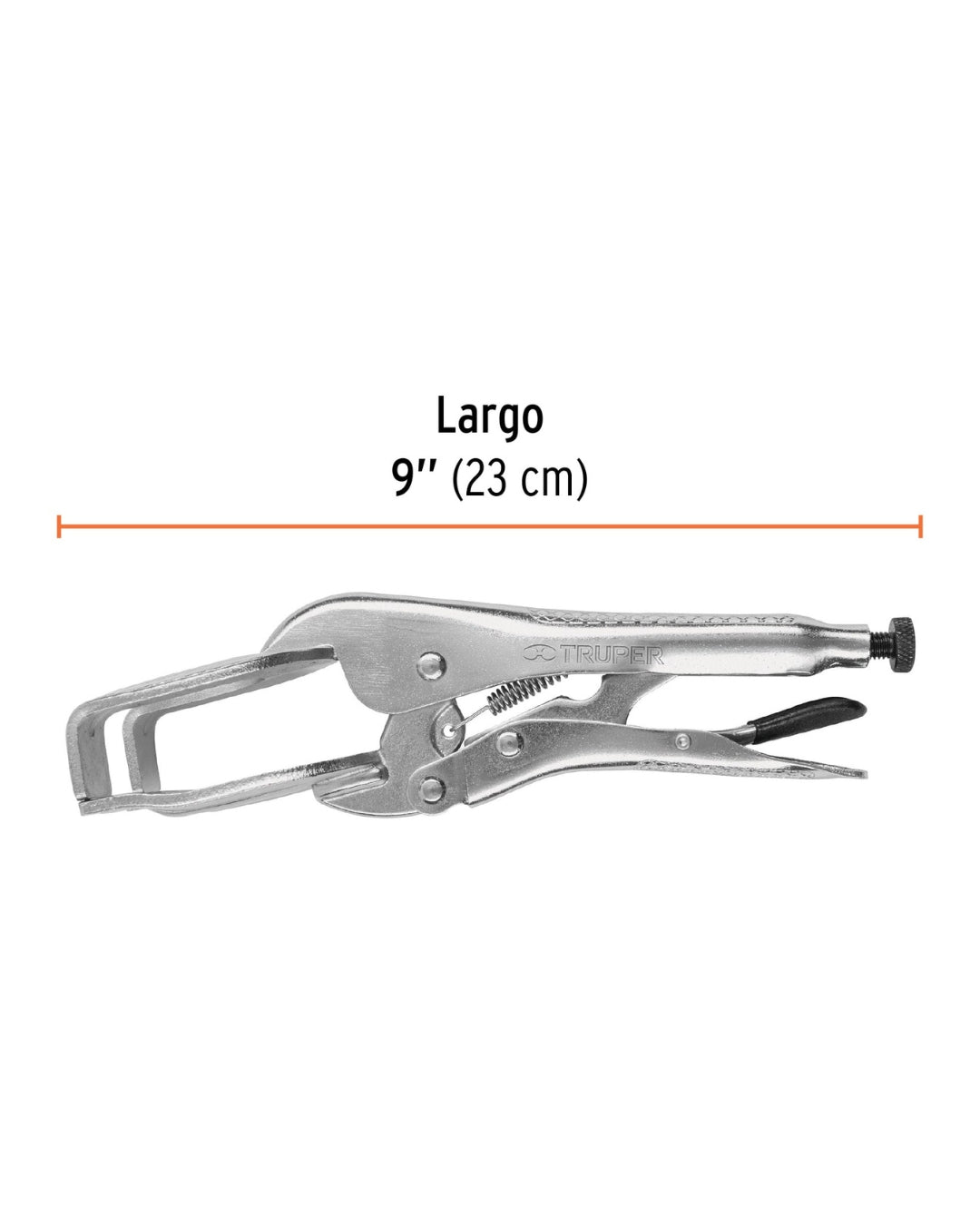 TRUPER Pinza de Presión 9" Soldadura