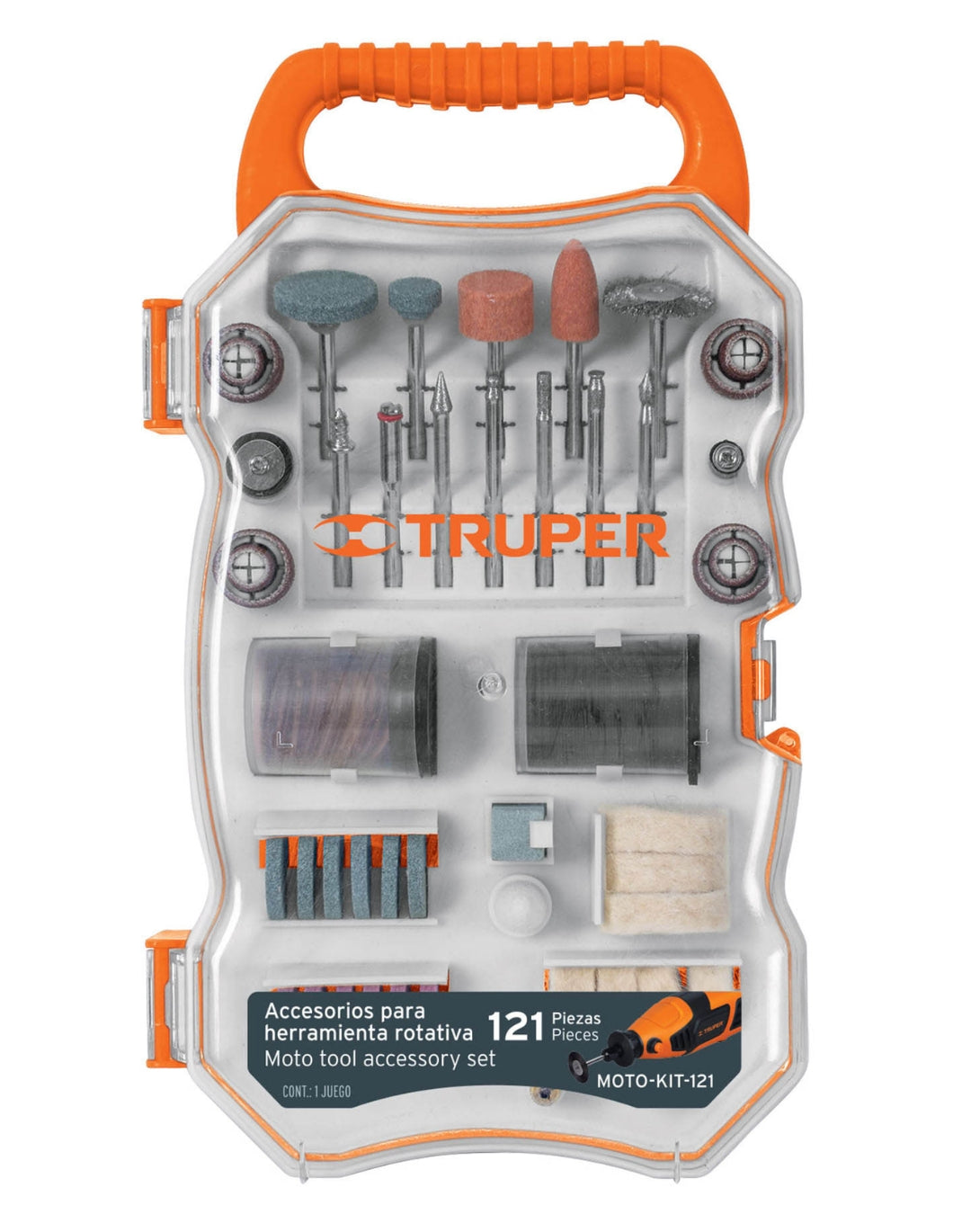 TRUPER  Kit de Accesorios para Herramienta Rotativa